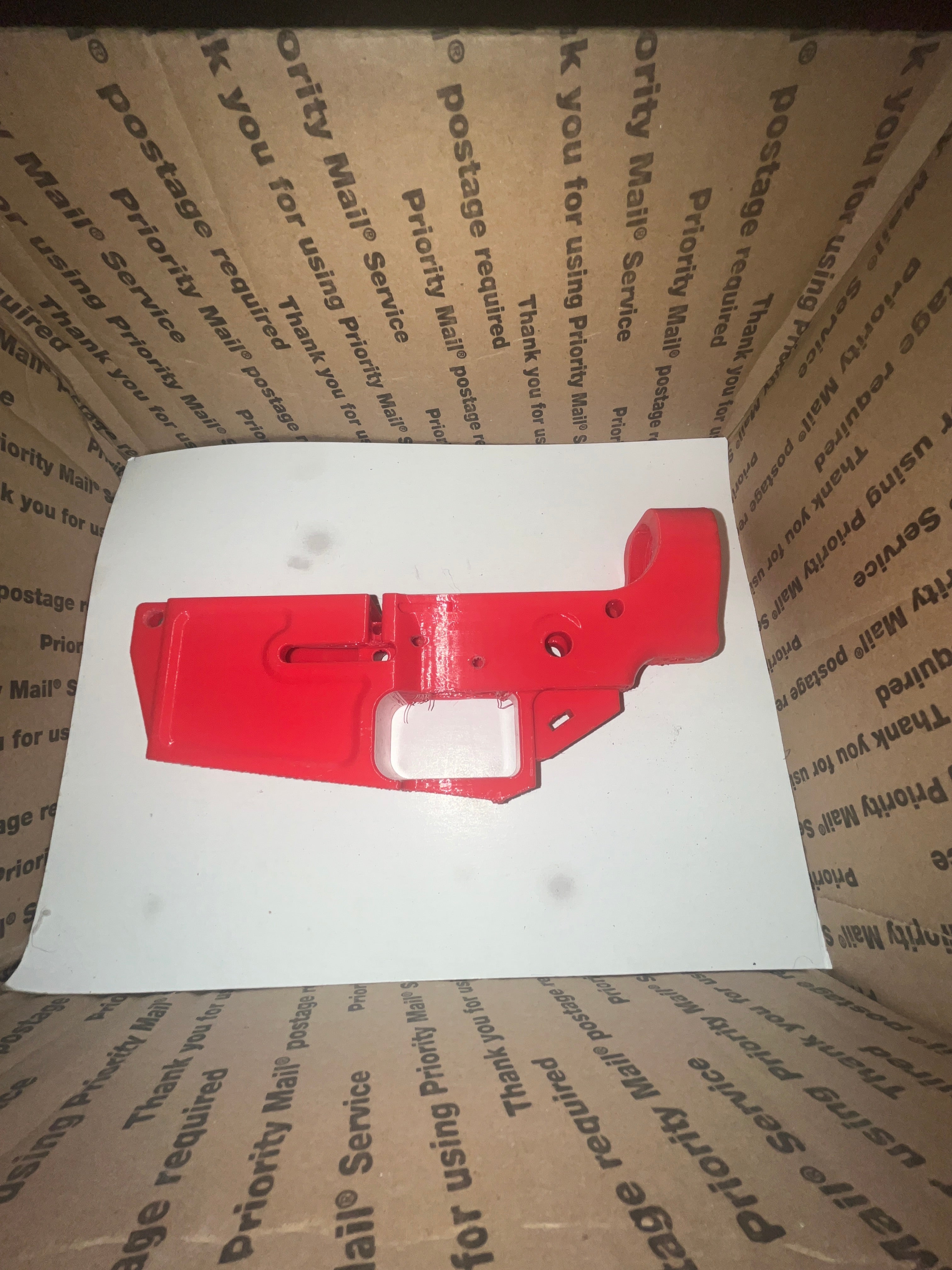 Red Ar15 Frame